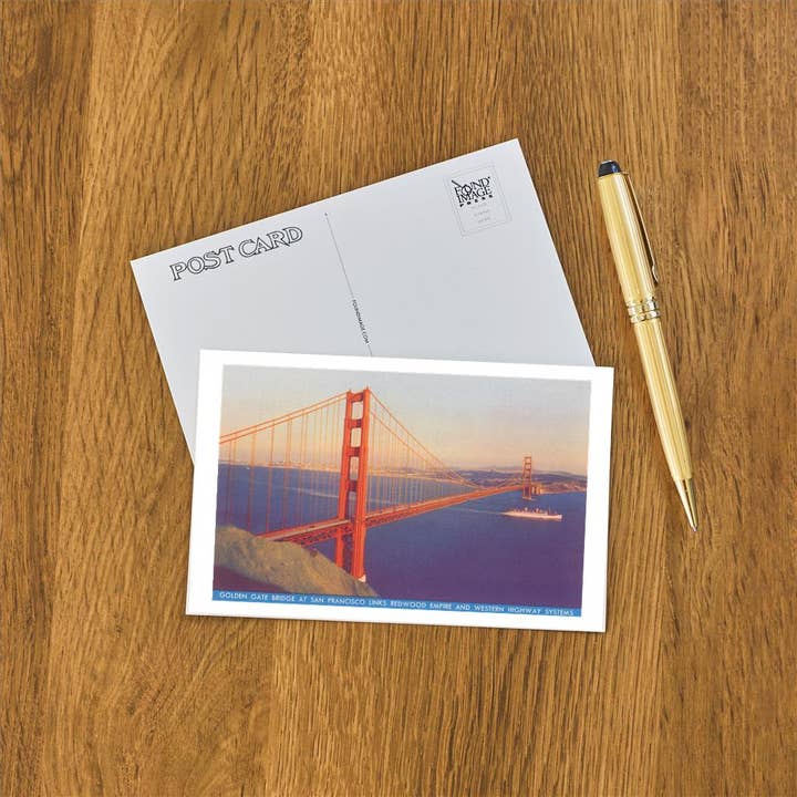 Found Image Press - Wholesale Postcard - Postcard SF-268 Golden Gate Bridge, San Francisco, Californi