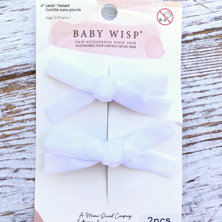 Baby Wisp - Wholesale Hair Clip - Kids - Velvet Pigtail Pinch Alligator Hair Clips