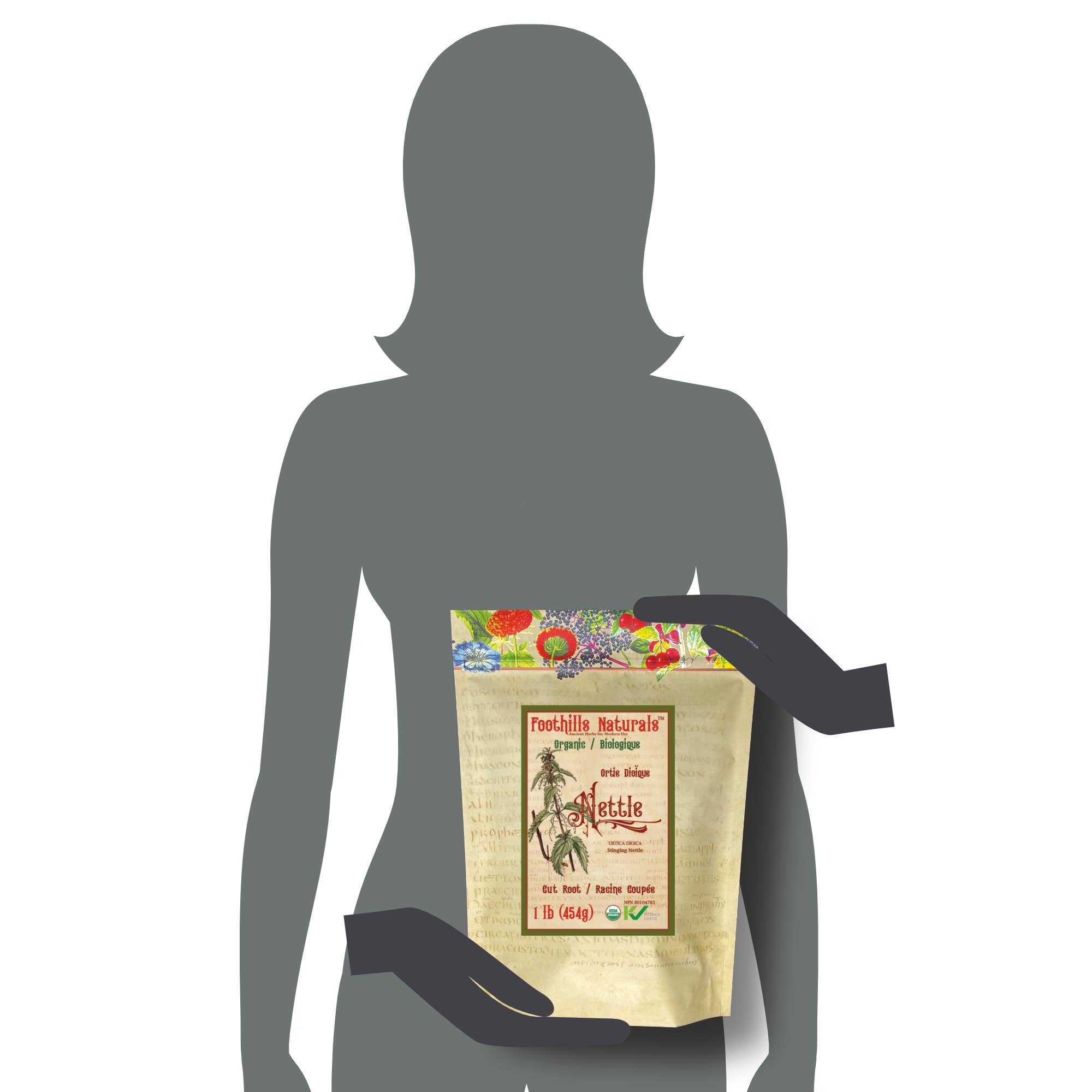 Foothills Naturals – wholesale Löst te – Nettle Root Organic Cut - Allergi Relief4