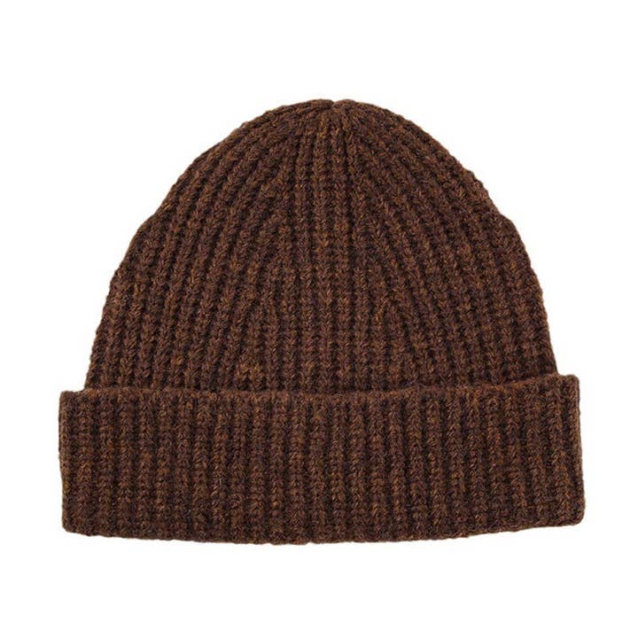 Dipped Shop – Großhandel Beanie – Damen – Einfache gerippte einfarbige Strickmütze mit Umschlag DP25F64510