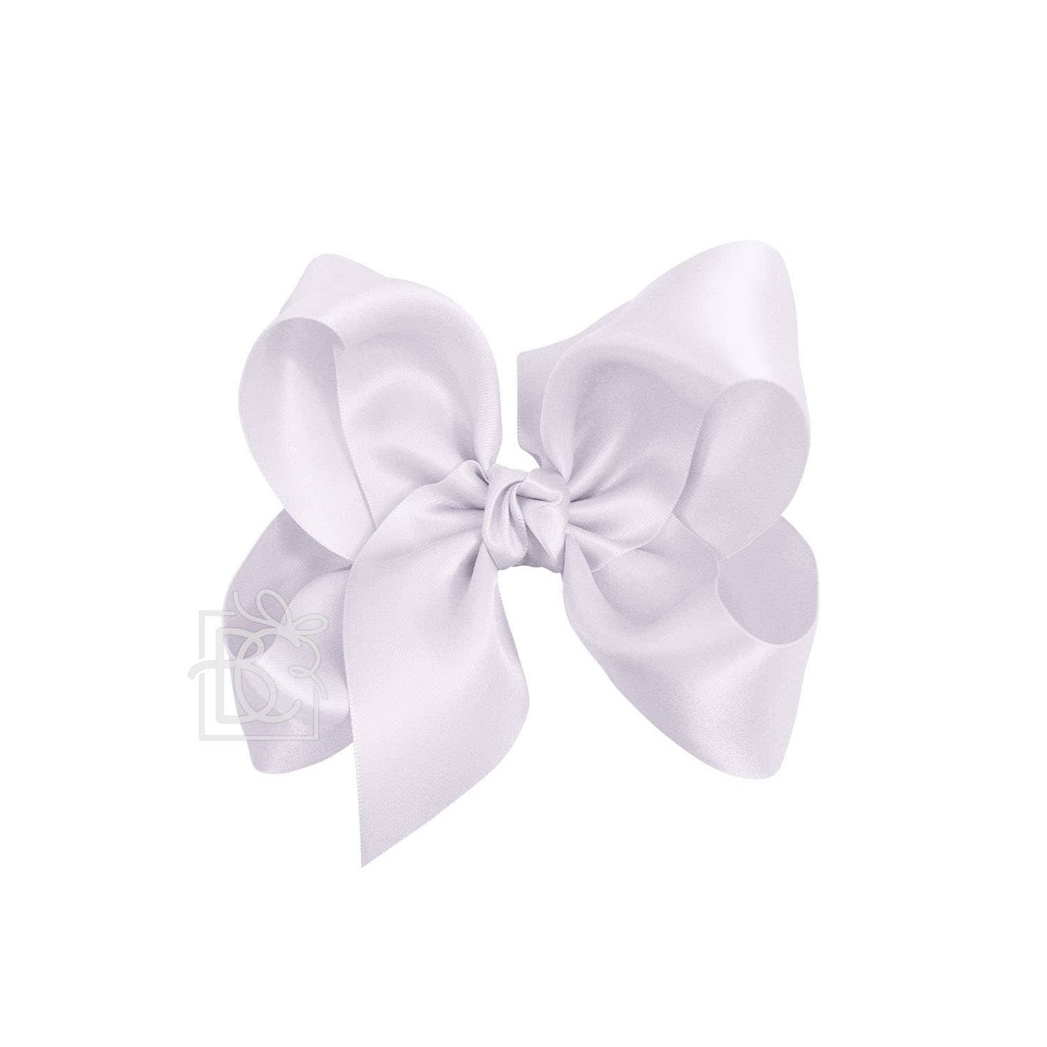 Beyond Creations, LLC - Wholesale Hair Bow - Kids - SATIN BOW ON CLIP118