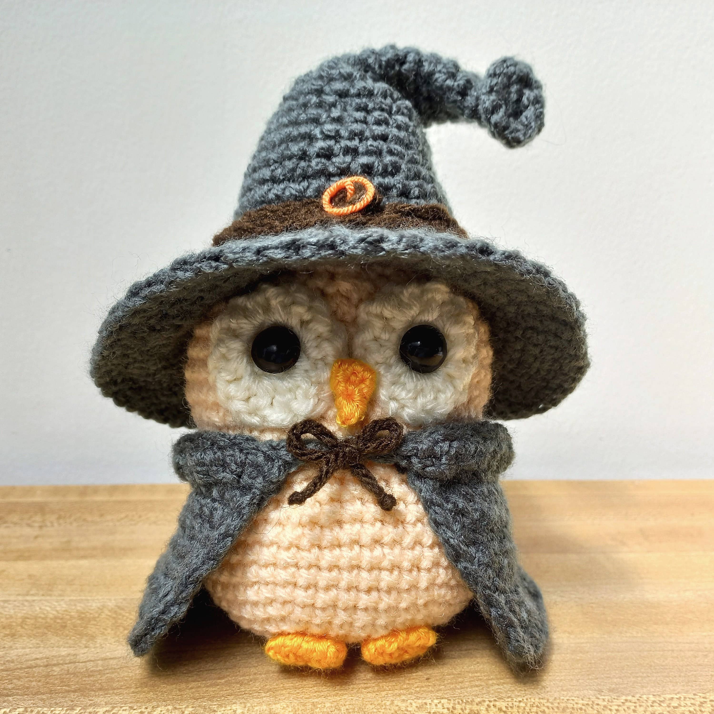 Anh2 LTD - Wholesale Stuffed/Plush Toy - Kids & Baby - Owl Wizard Crochet, Amigurumi Mini Magical Animal Crochet1