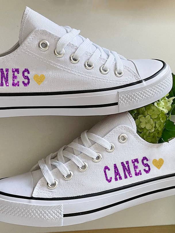 Nero Sneakers personalizzate con glitter - Scarpe in vendita all'ingrosso su Faire