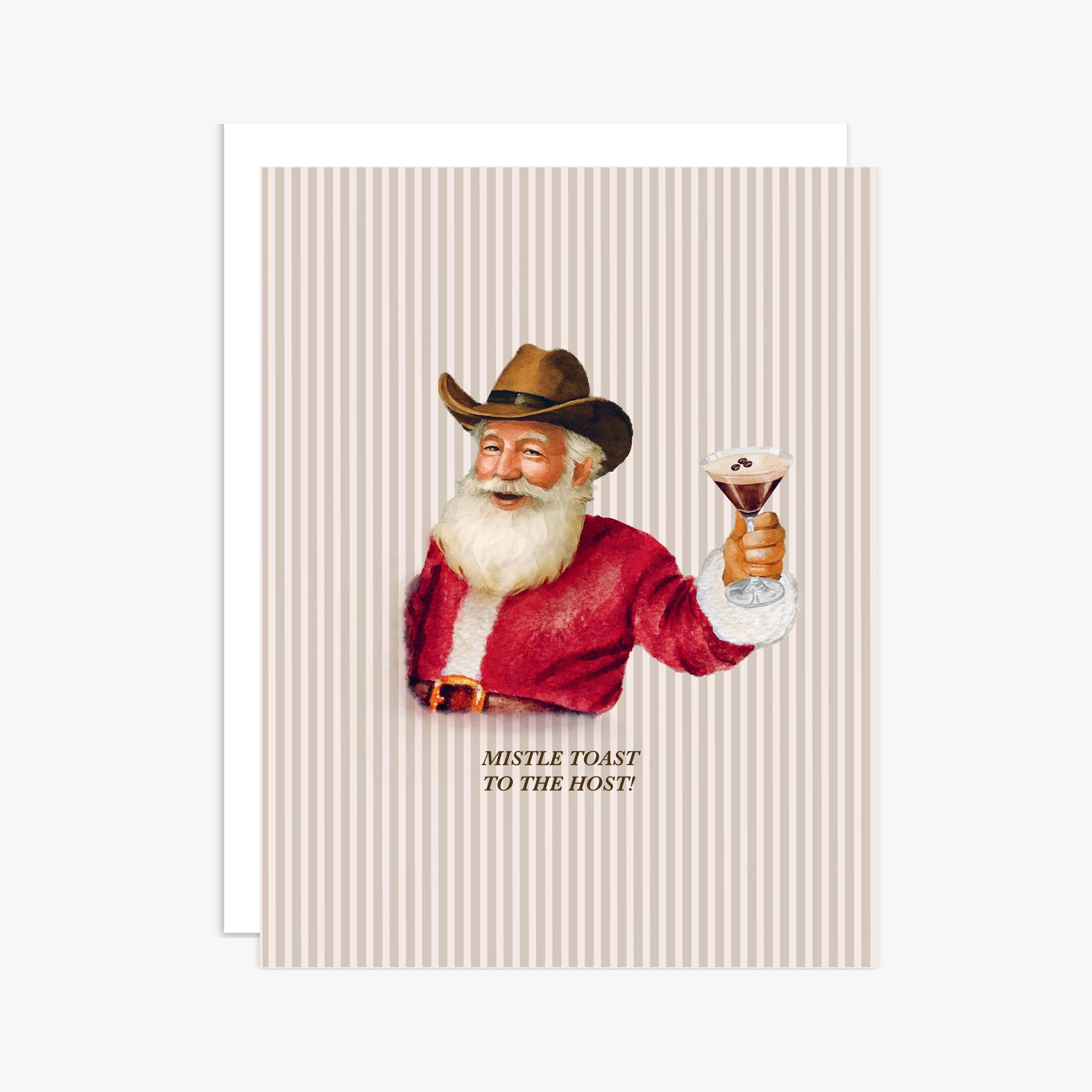 Casey Jo Paper Co. - Wholesale Christmas Card - "Mistle Toast to the Host" Greeting Card5