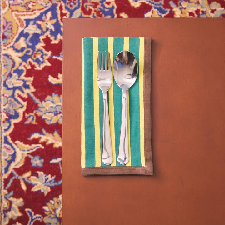 YOD&CO - Wholesale Dinner & Cloth Napkin - Block Stripes Napkins