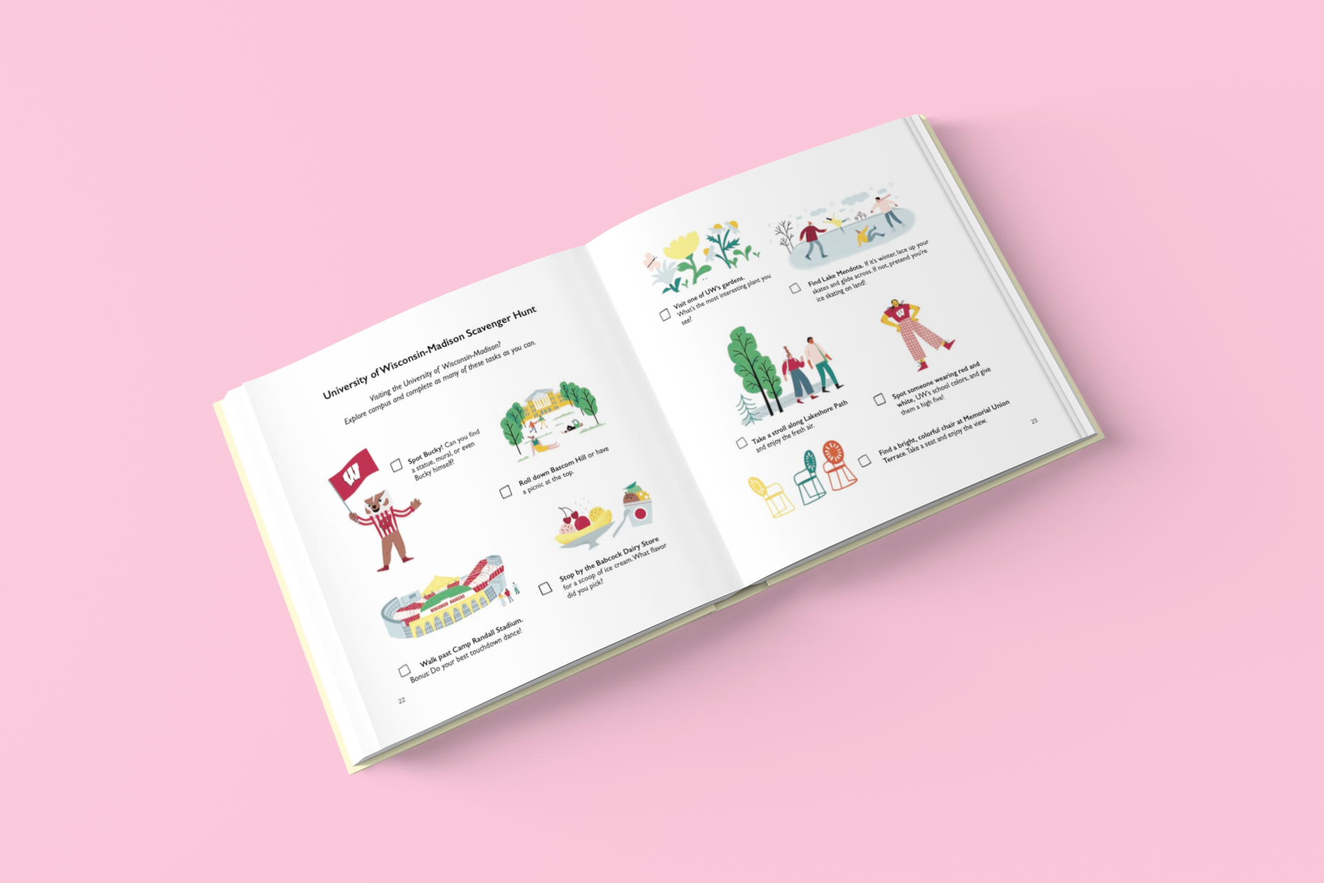 Collegiate ABCs - Wholesale Preschool Book (3-5) - University of Wisconsin–Madison A to Z Children’s Book6