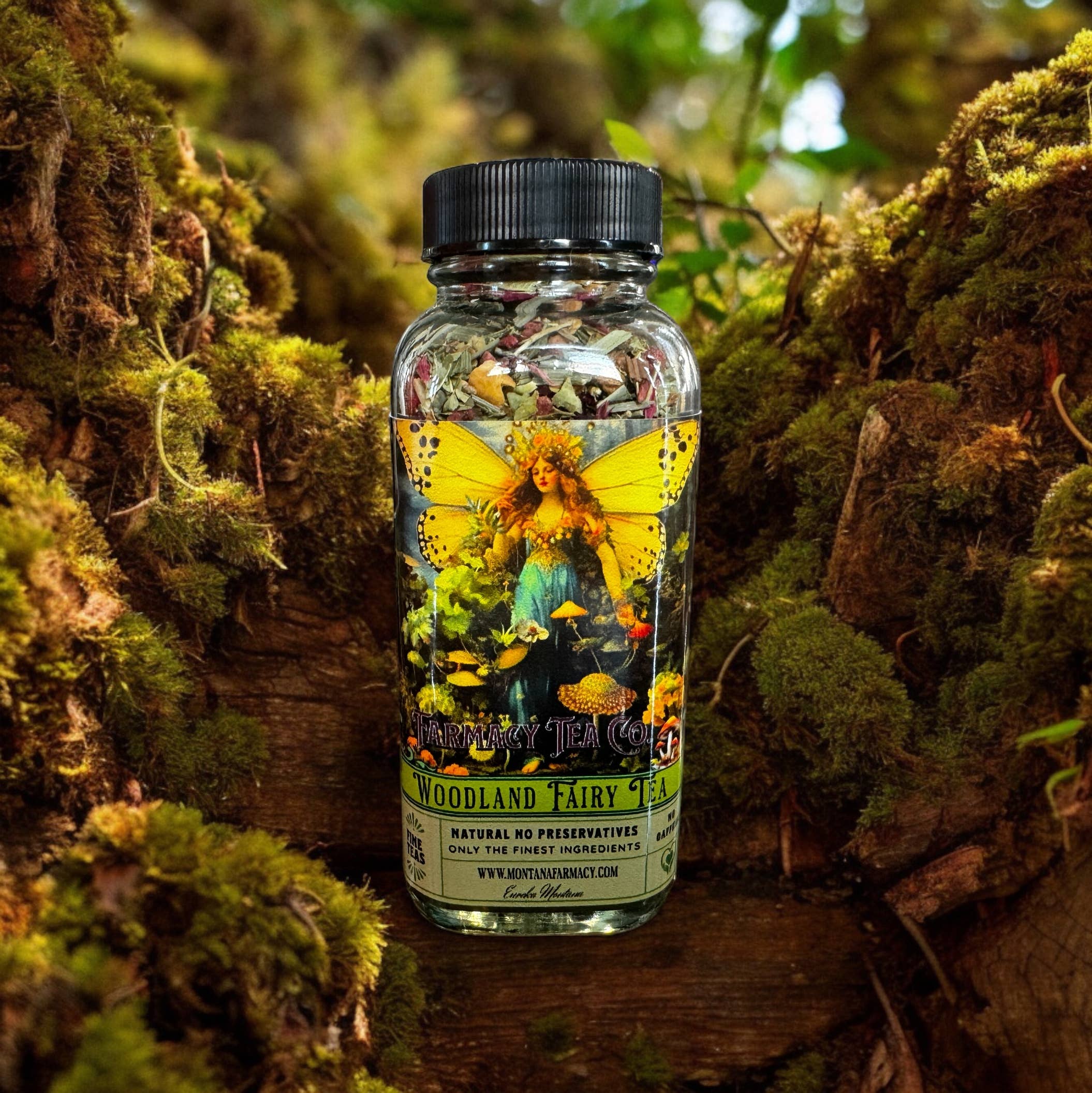 Montana Farmacy – Engroshandel Løs te – Woodland Fairy Fairey urtete til afslapning med lemon verbena og hindbær11