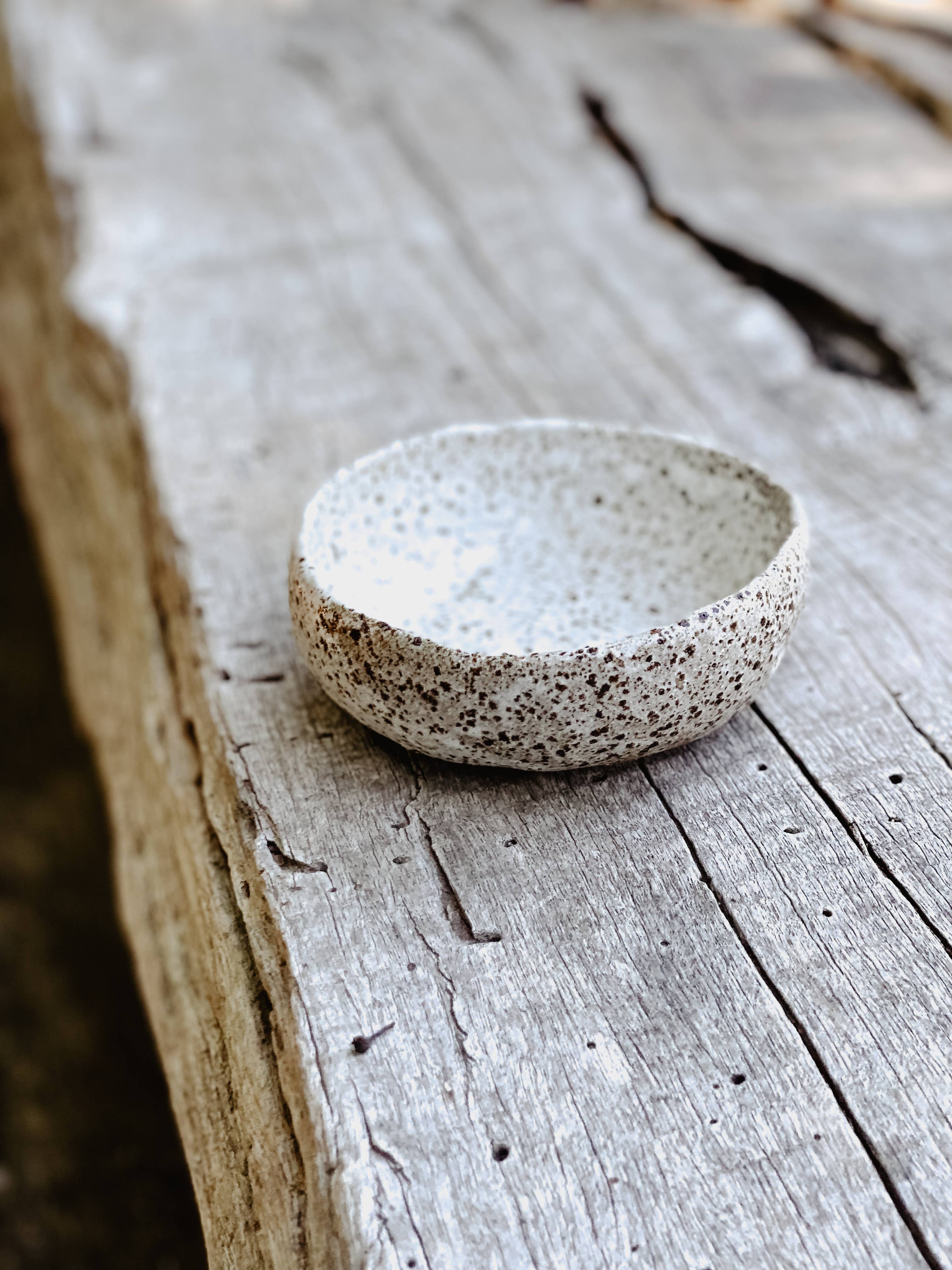 River Ceramics - Wholesale Serving bowl - White Speckle Serving Bowls - Handmade0