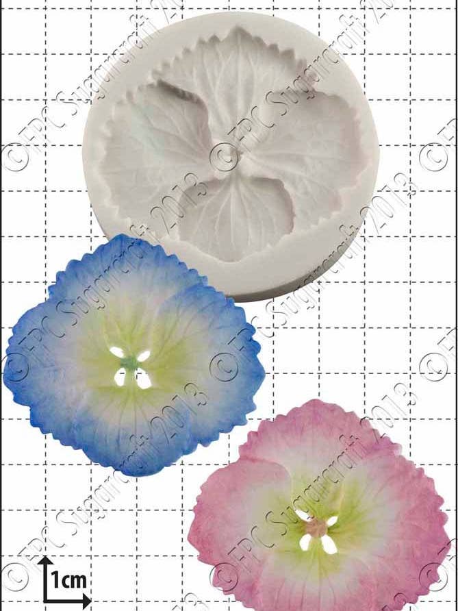 Hydrangea Silicone Mould (Mold) - 'Hydrangea' by FPC Sugar for wholesale by FPC Sugarcraft
