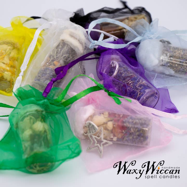 The Wicklow Witch Ltd - Wholesale Meditation Supplies - Mini Wiccan Spell Jar Set