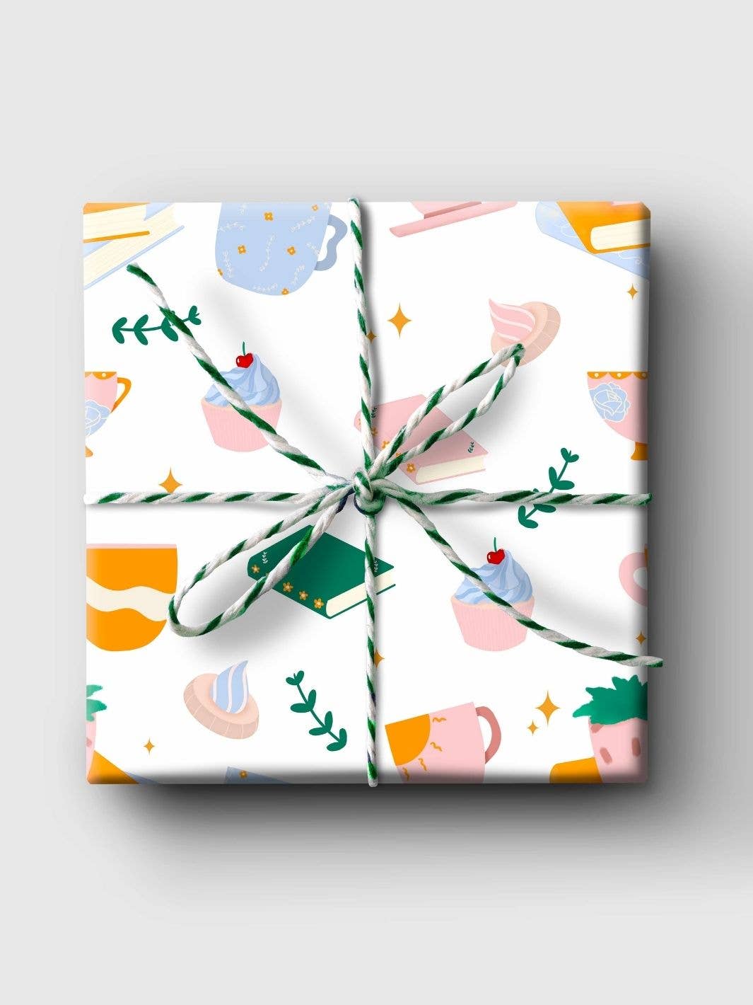 Curlicue – wholesale Flat wrap – Reader's Delight wrapping paper - sustainable & eco-friendly4