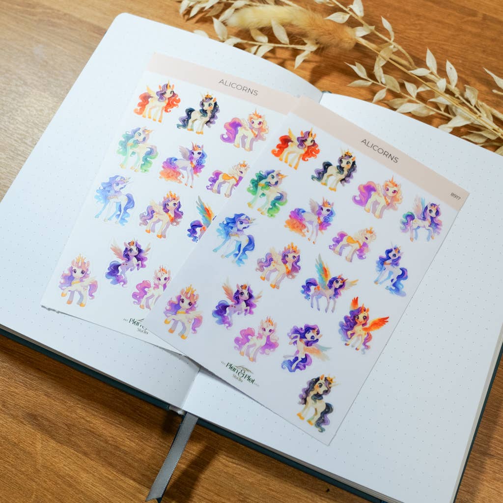 Plan & Plot Studio - Wholesale Sticker - Alicorns | Stickers5