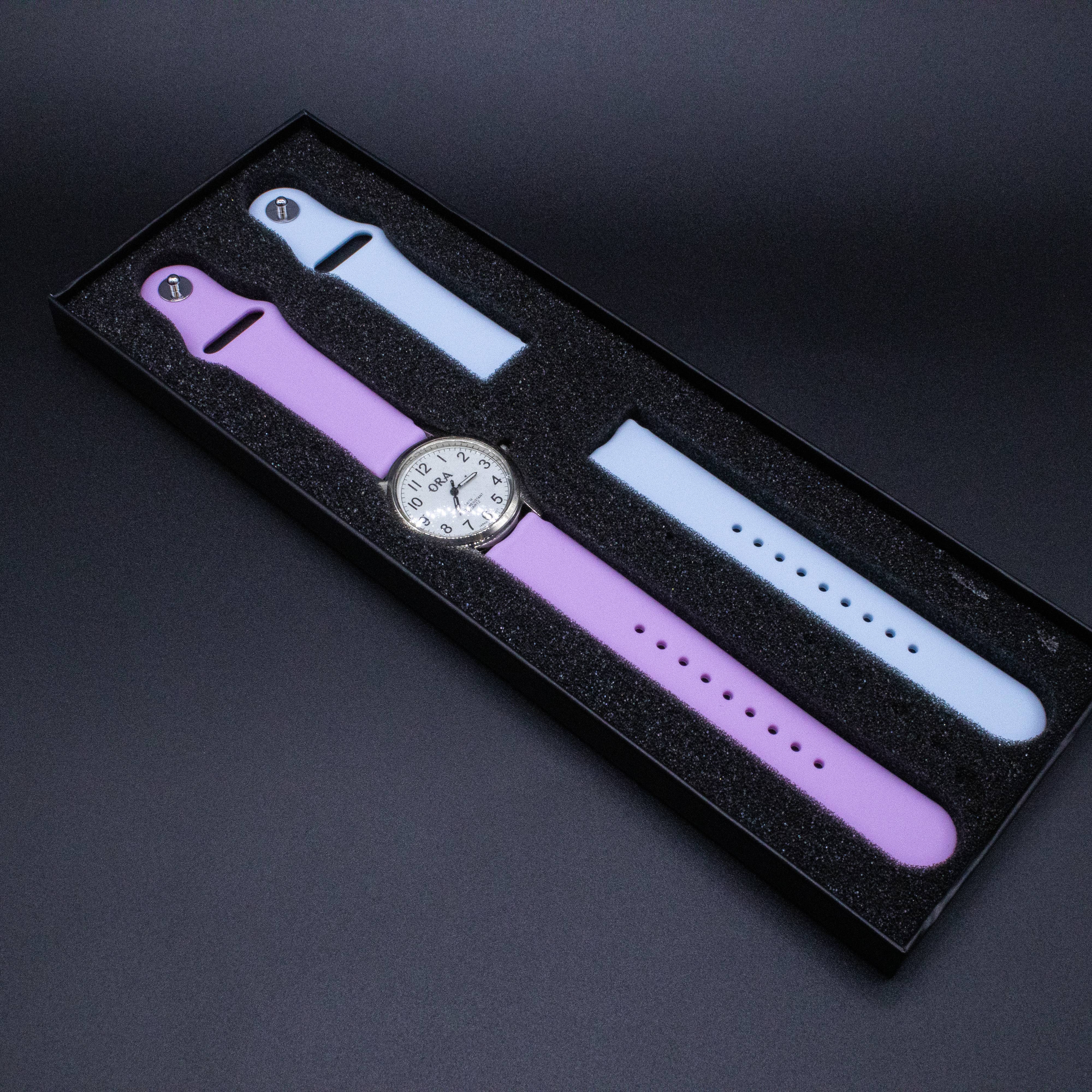 Natalia - Wholesale Wrist Watch - Women's - Interchangeable Silicone Wrist Watch (Analog - White Face)13