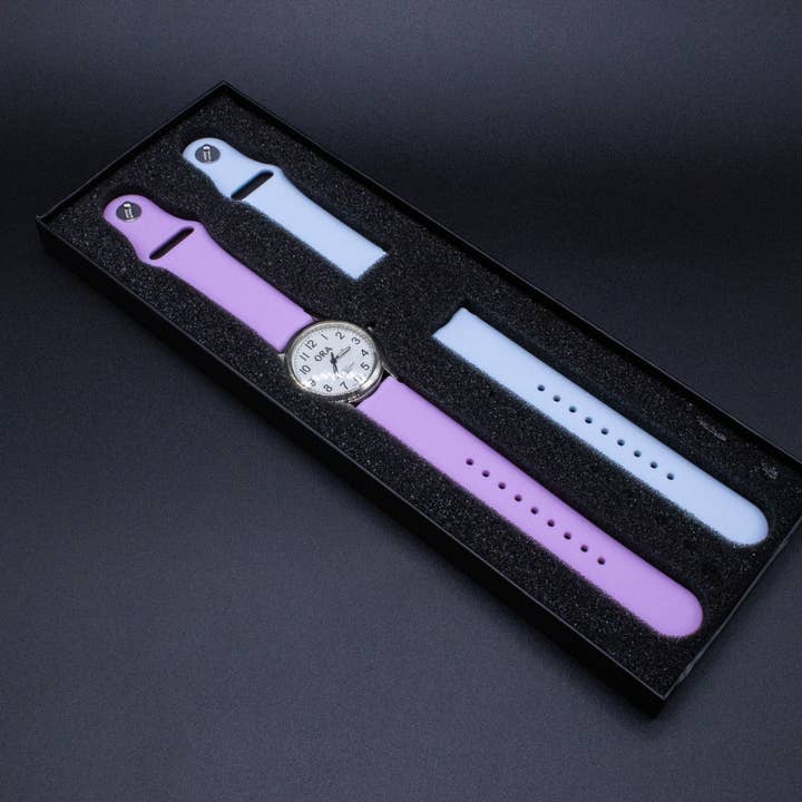 Natalia - Wholesale Wrist Watch - Women's - Interchangeable Silicone Wrist Watch (Analog - White Face)13