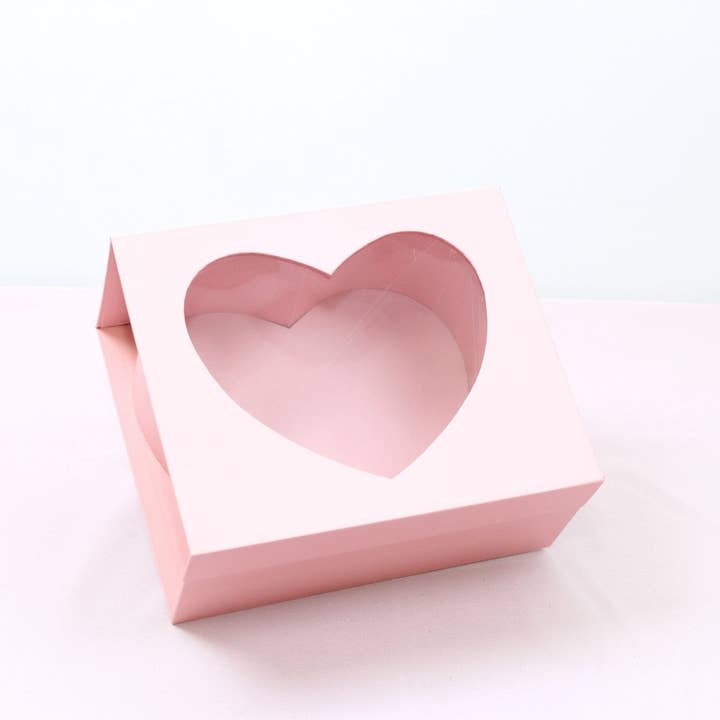 Elegant Design Supply - Wholesale Gift Box - Square Magentic Heart Flower Gift Box11