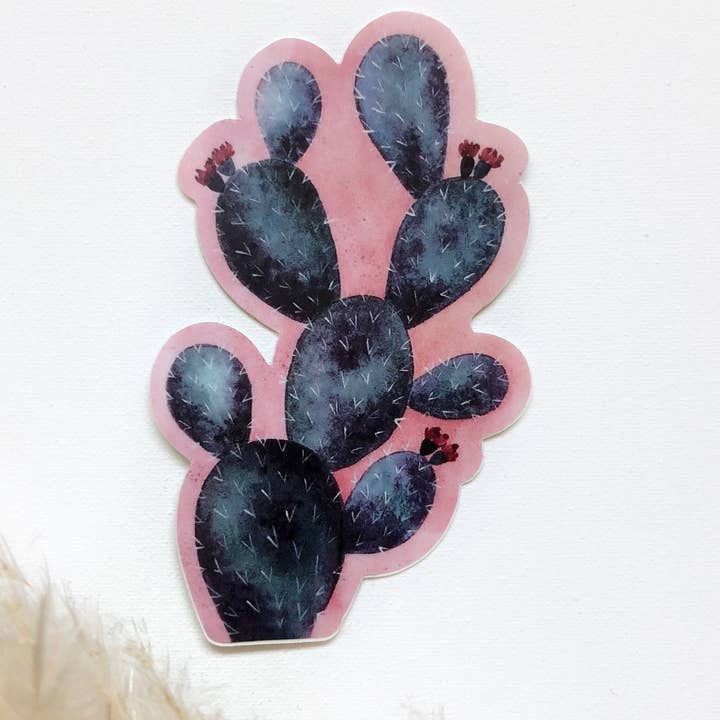 Adesivo rosa a forma di fico d'india per la vendita all'ingrosso da parte di Selah&Bloom