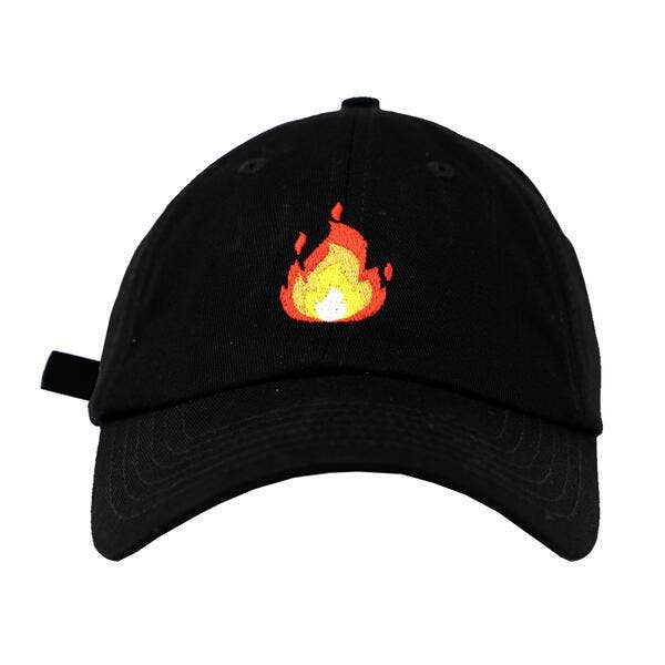 Odd Sox - Wholesale Baseball Cap - Unisex - Lil Flame Black - Dad Hat