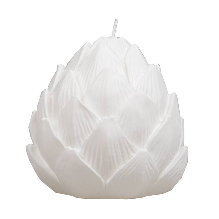 STEARINLYS ARTISKOK - MAT HVID (LILLE) for engroshandel hos Manulena