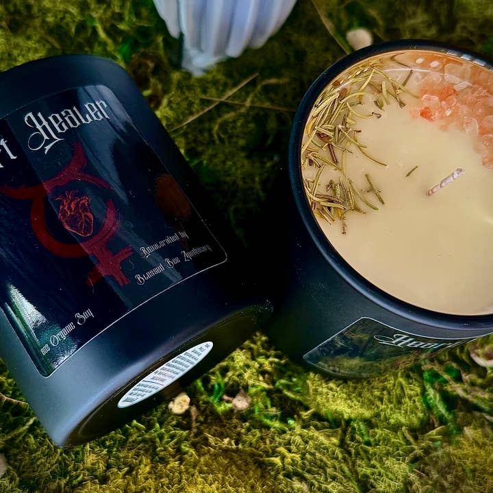 Heart Healer - Jarred Candle Magic for wholesale by Blessed Bee Apothecary