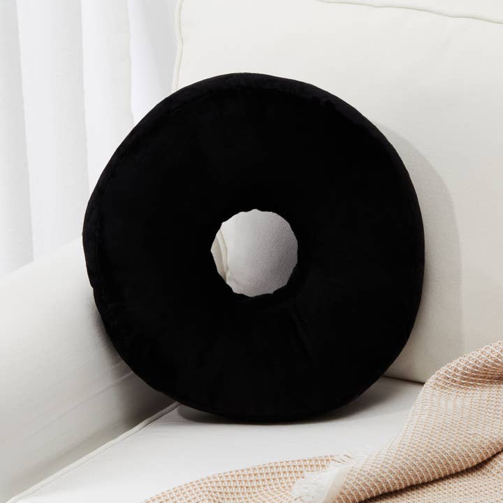 Cheer Collection - Wholesale Throw/Decorative Pillow - Round Donut Microplush Cushion - Doughnut Pillow5