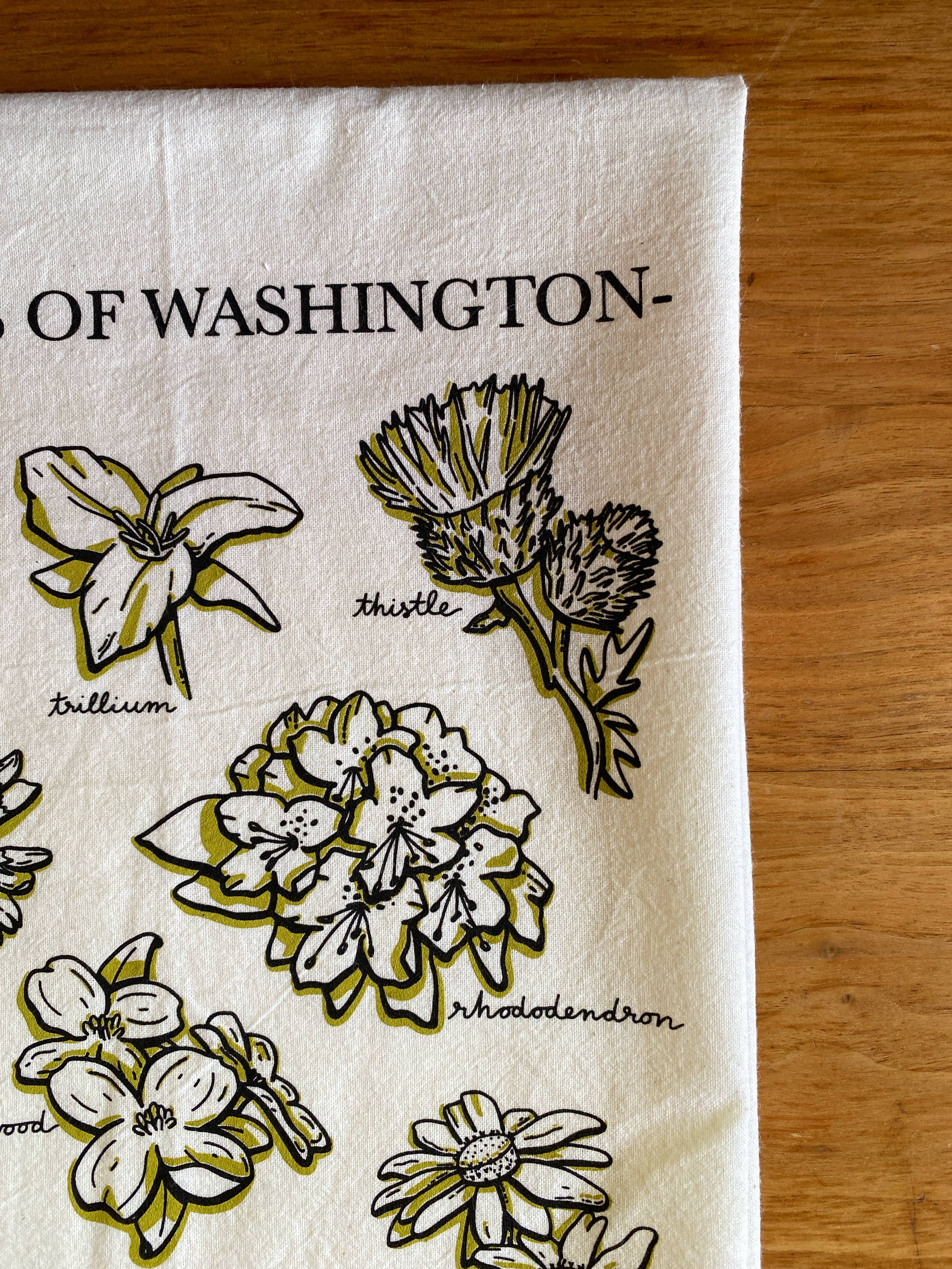 Fern In The Forest - Wholesale Tea Towel - Washington Wildflower Tea Towel | Screenprinted5