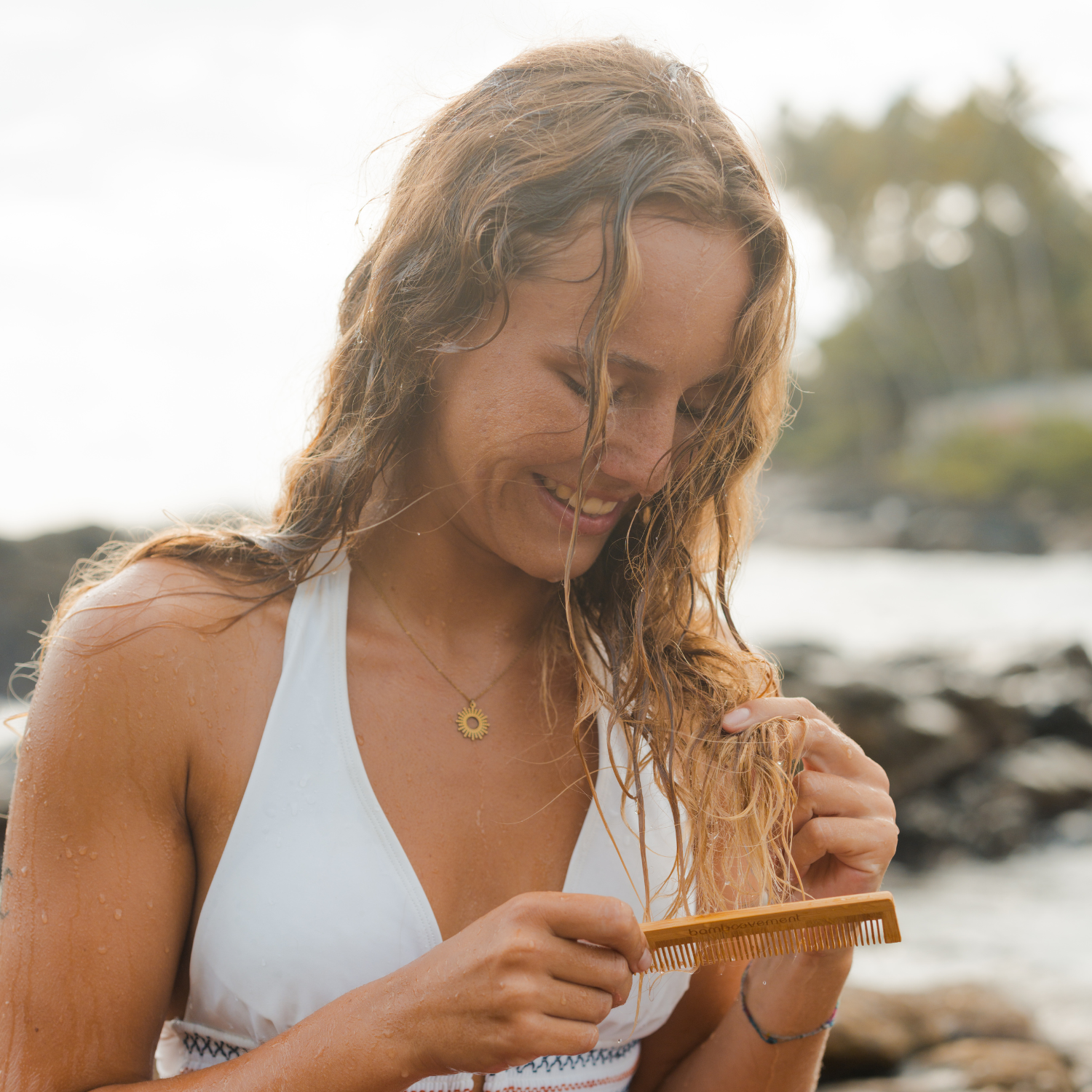 Bamboovement - Vendita all'ingrosso Spazzola/pettine - Pettine sostenibile ed ecologico in bambù4