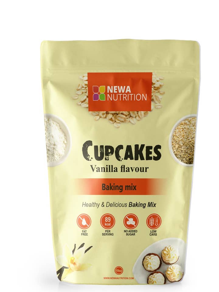 Lav Carb Vanilla Cupcake & Muffin Mix, Diabetisk Venlig for engroshandel hos Newa Nutrition INC