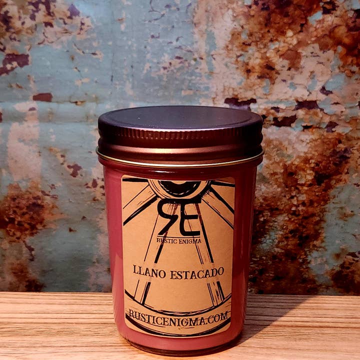 Llano Estacado 8 oz Candle for wholesale by Rustic Enigma