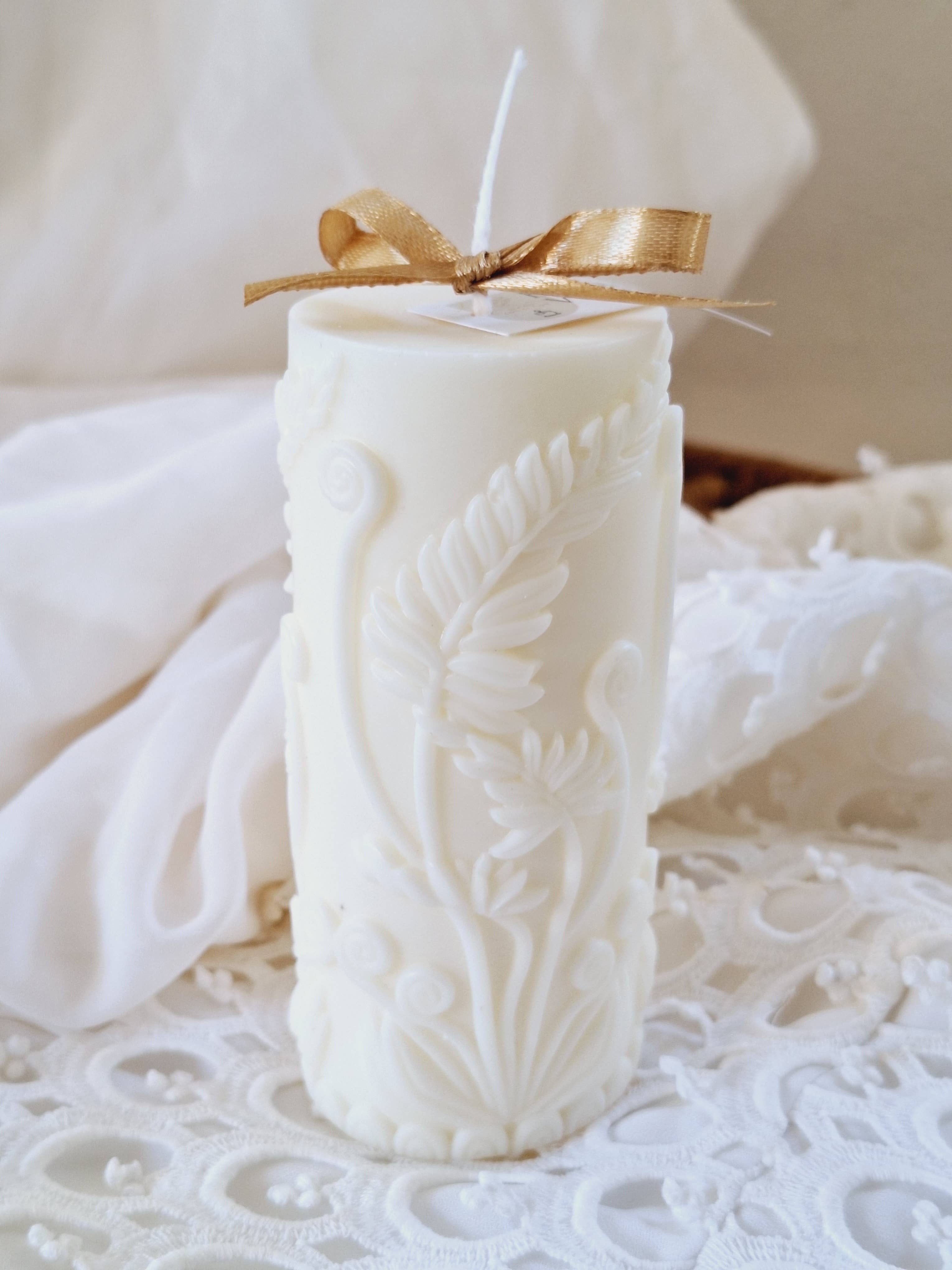 Your Nice Things - Candles - – wholesale Pillar candle – Ylang-Ylang and Jasmine Column Floral Soy Wax Candle1