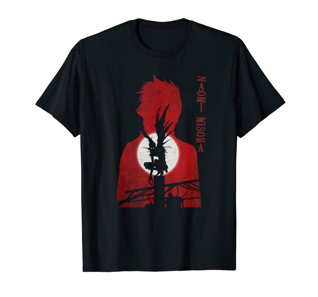 LA PRINT AND STITCH – wholesale T-shirt (graphic) – men's – Death Note Shirt Anime Shirt Tsugumi Ooba Manga Print0