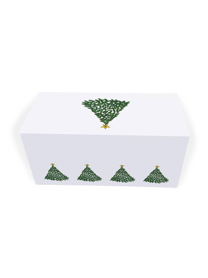 Cartes de placement en tente Sapin de Noël solitaire, boîte de 12 pour la vente par Toute-Petite