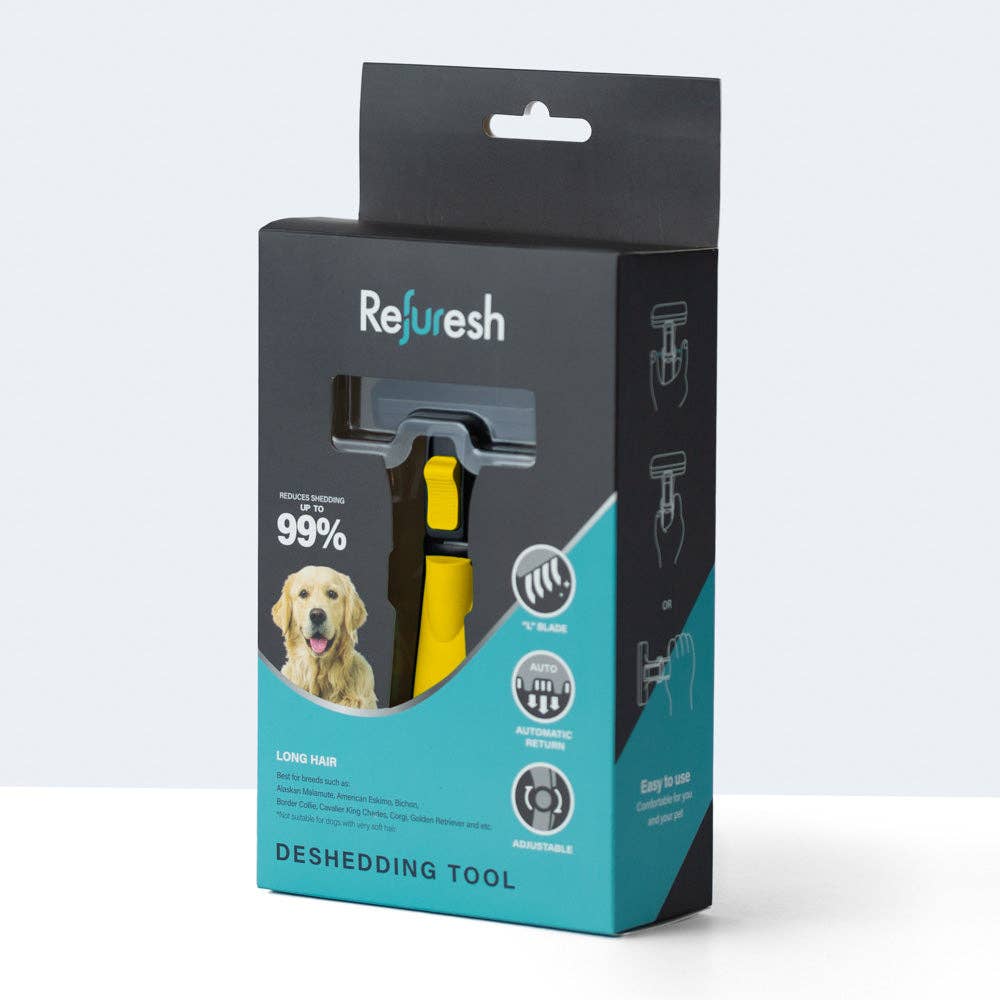 Refuresh - Wholesale Pet Grooming Tool - Dog - Medium – Long Hair Deshedding Tool10