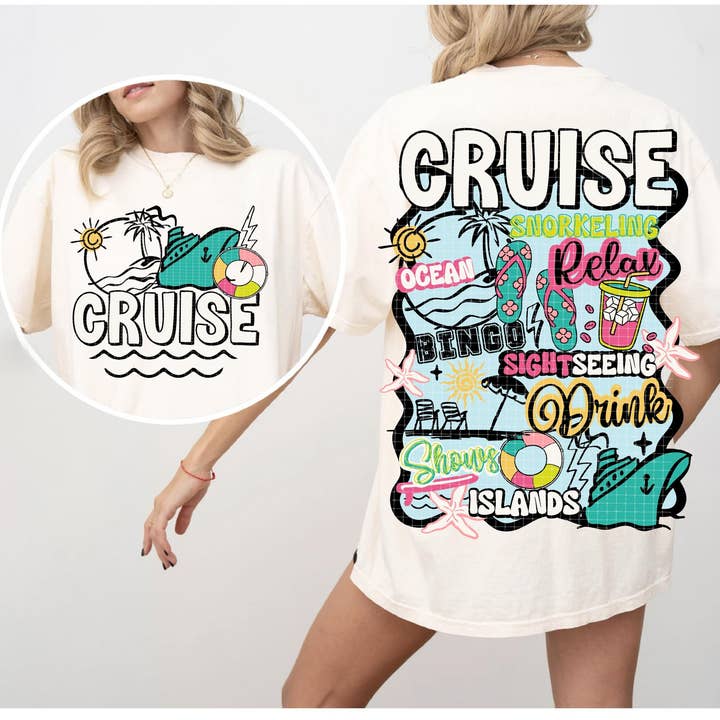 Cruise T-Shirt, Trendy Summer Sweatshirt, Lake Days for wholesale by NVC Ecommerce LLC
