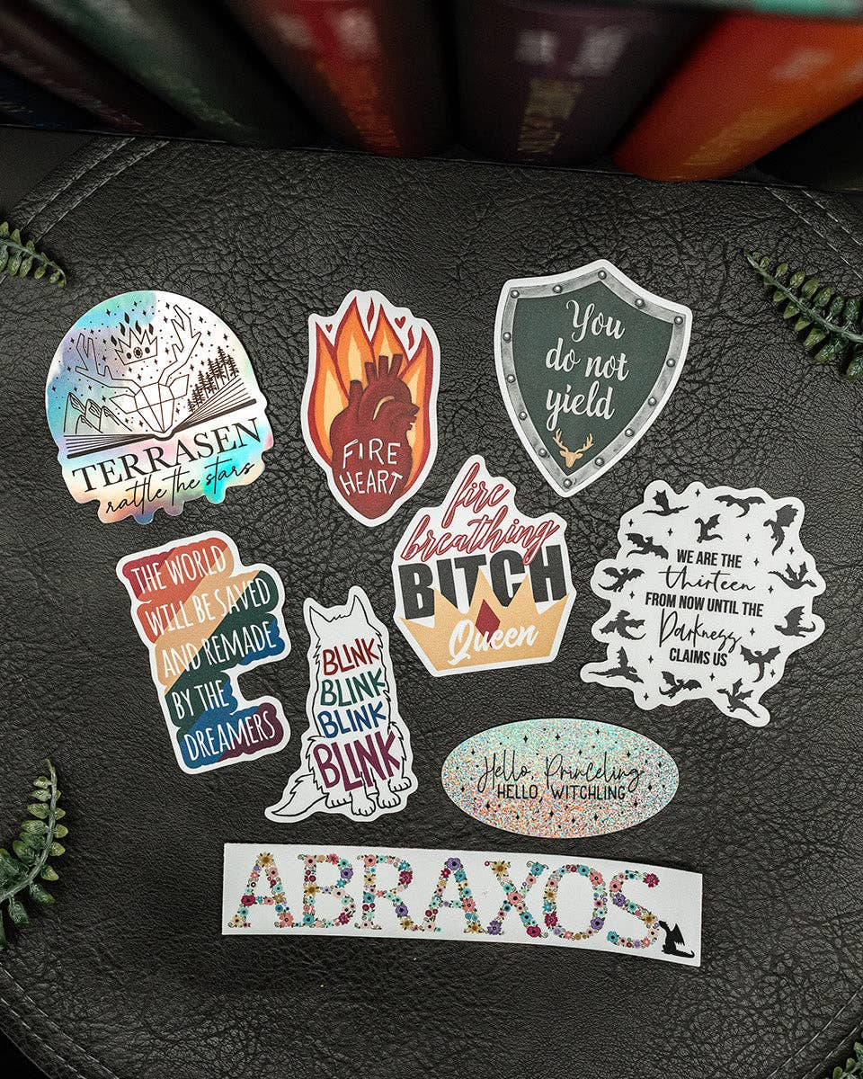 zoo&roo - Wholesale Sticker - Fire Breathing Bitch Queen sticker | Throne of Glass license2