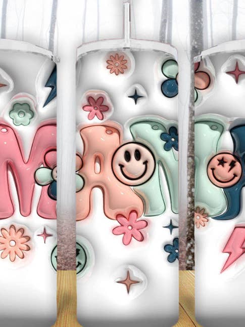 20oz Mama Puff Tumbler for wholesale by Creative Queen Boutique