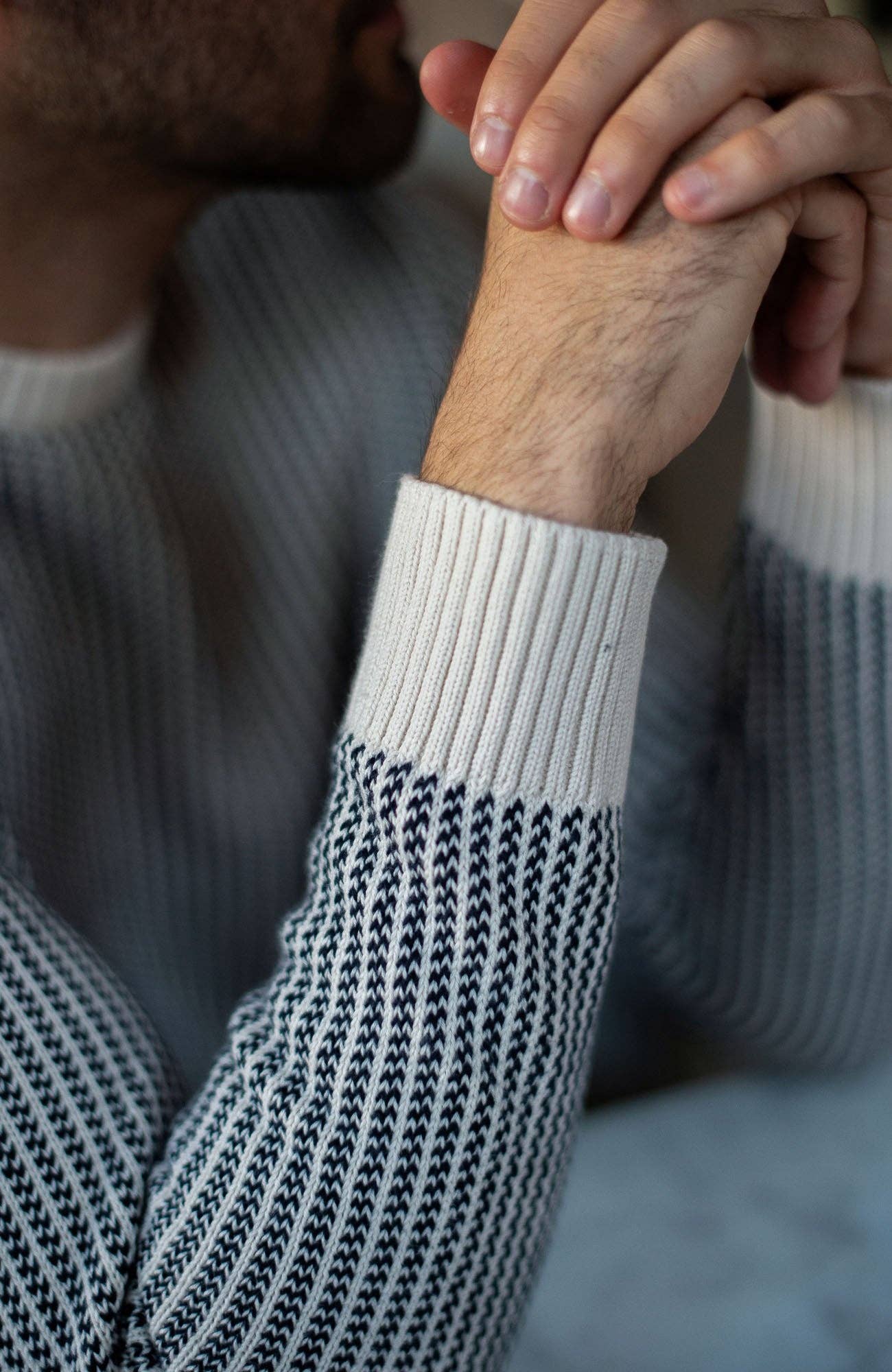 Paul James Knitwear - Vente Pull en maille – homme - Pull homme 100 % coton à point torsadé style pêcheur3