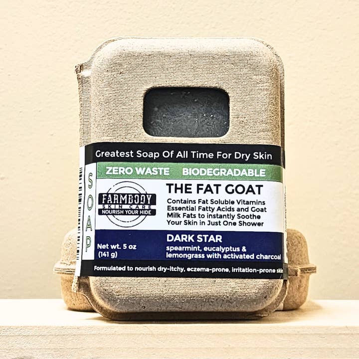 Farmbody Skin Care - Venta al por mayor Pastilla de jabón - The Fat Goat | El mejor jabón de leche de cabra y sebo para eccema y piel irritada7