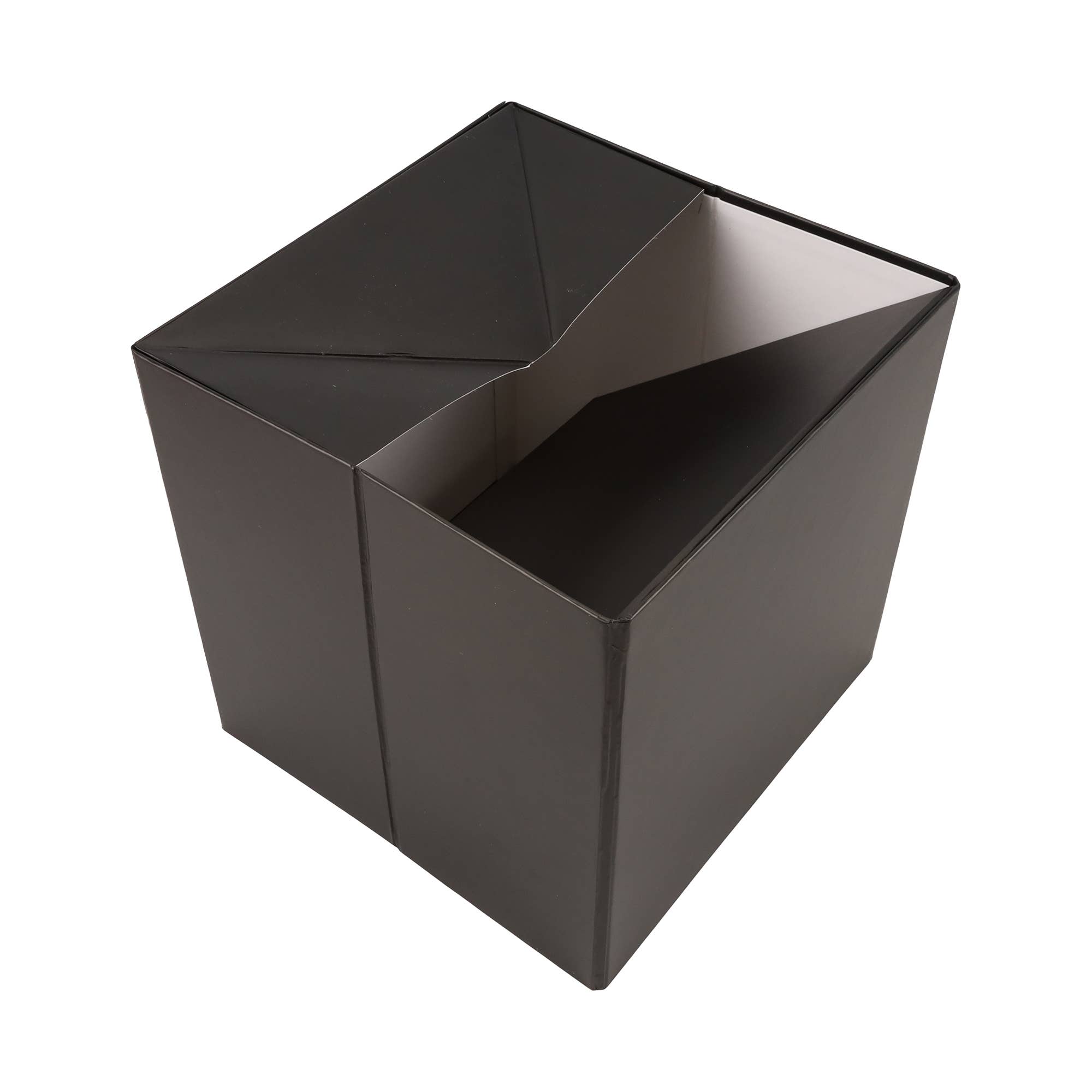 LA Ribbons Wholesale - Wholesale Gift Box - 9"x 9"x 9" Collapsable Gift Box w/ Removable Lid | Matte Black4