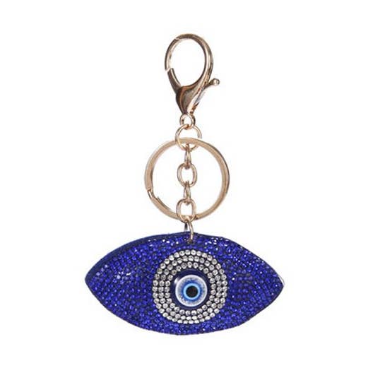 EVIL EYE EYE Shaped Themed Key Chain for wholesale by Nima Accessories Inc
