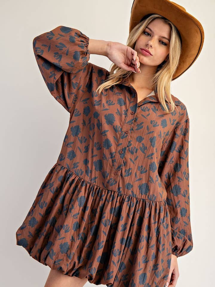 Peace Love Line - Vendita all'ingrosso Vestito - Donna - PL8367 - ABITO MINI A FIORI0