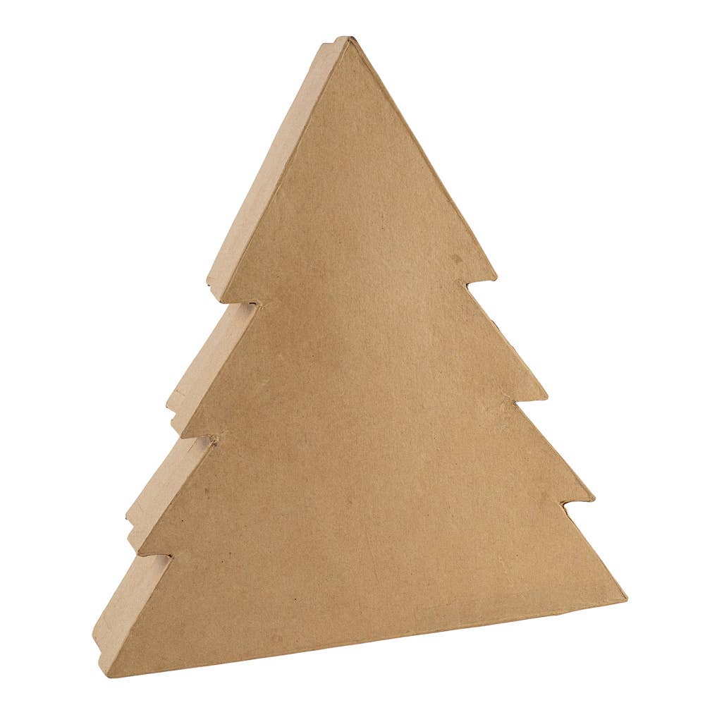 Factory Direct Craft - Wholesale Ornament Set - Foldable Paper Mache Christmas Tree with Box6