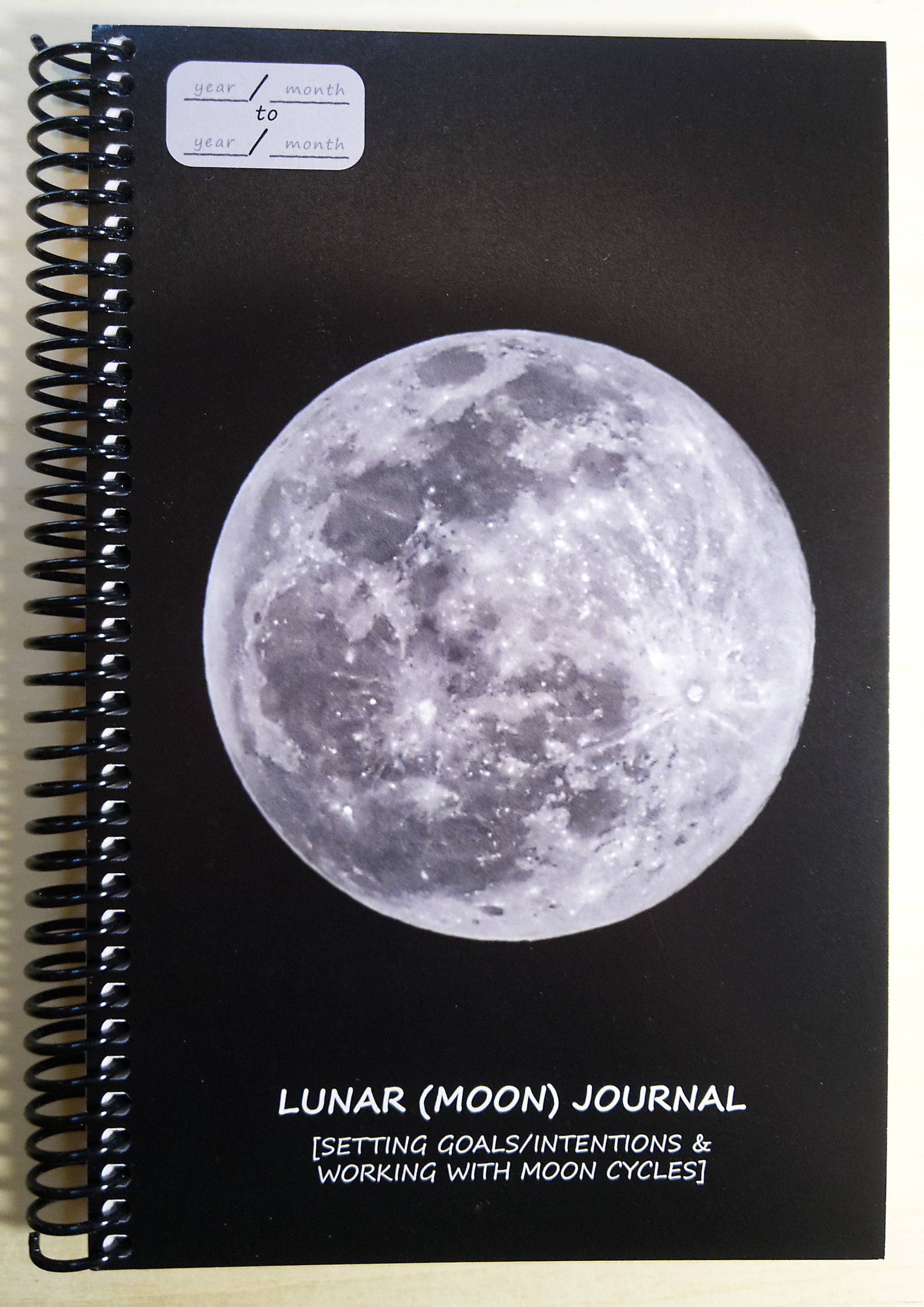 BeeGreen & CraftsPlannersPlus - Wholesale Journal/Diary - Lunar Journal / Moon Journal / undated [Spiral Bound]1