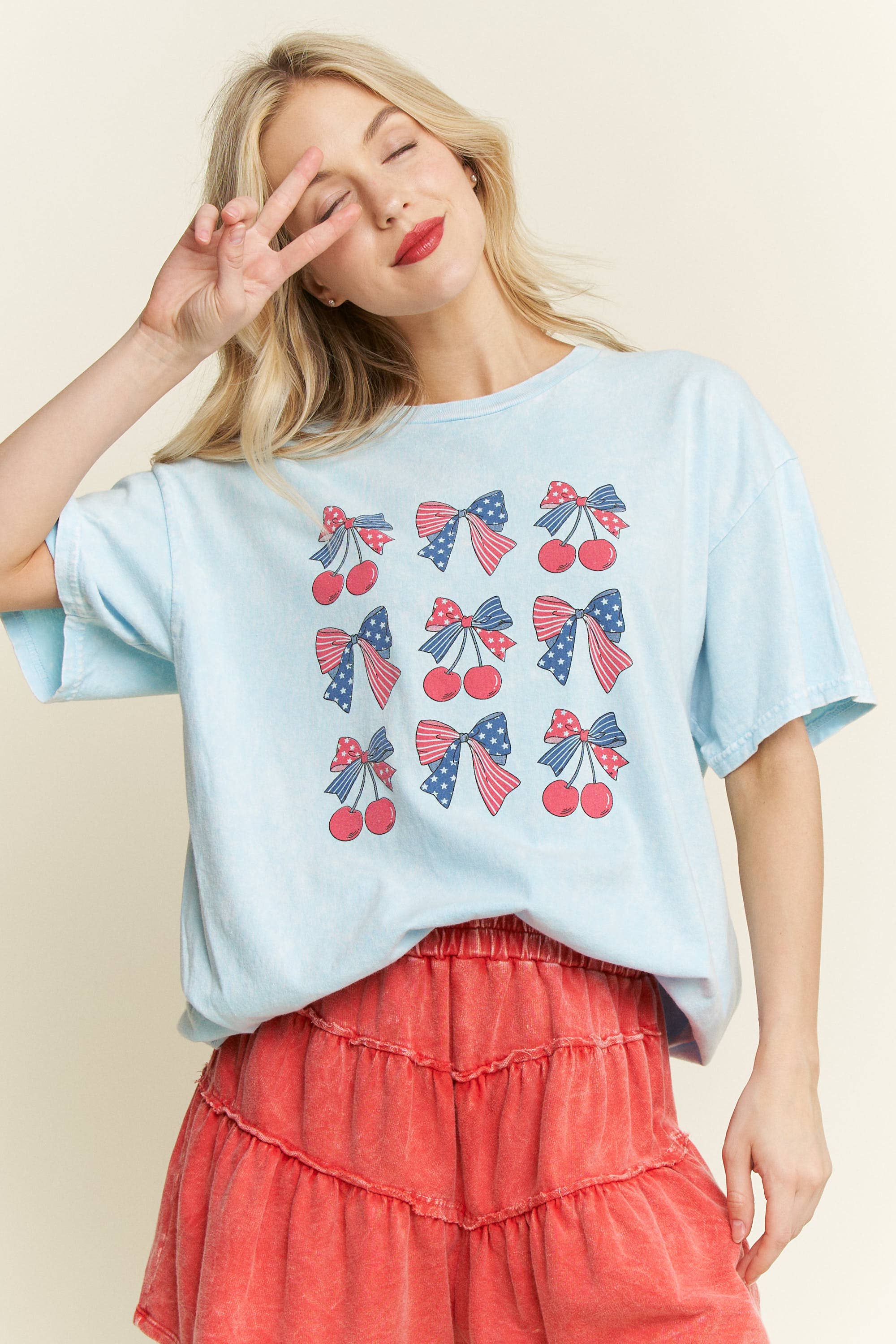 J.Her - Wholesale Shorts - Women's - MineralWashed Ruffle mini shorts HP585014