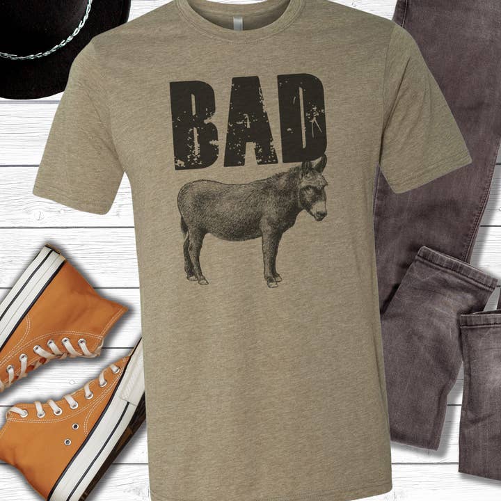 Bad Ass Unisex Tee for wholesale by Bias & Bourbon