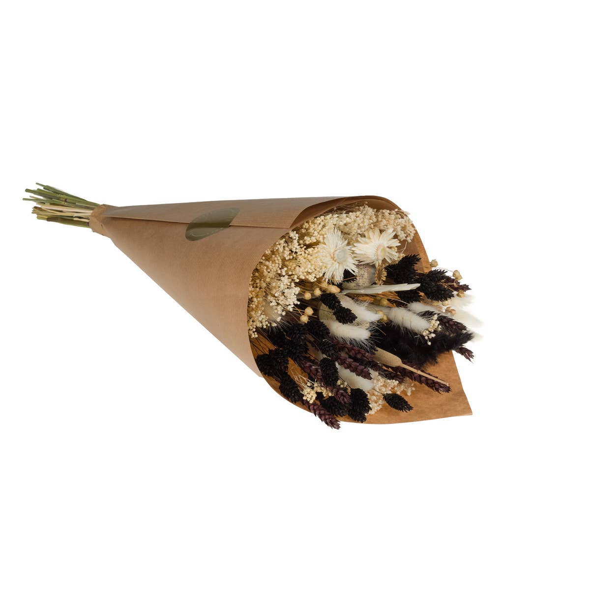 Wholesale Dried Flowers Field bouquet Exclusive Brown&White for