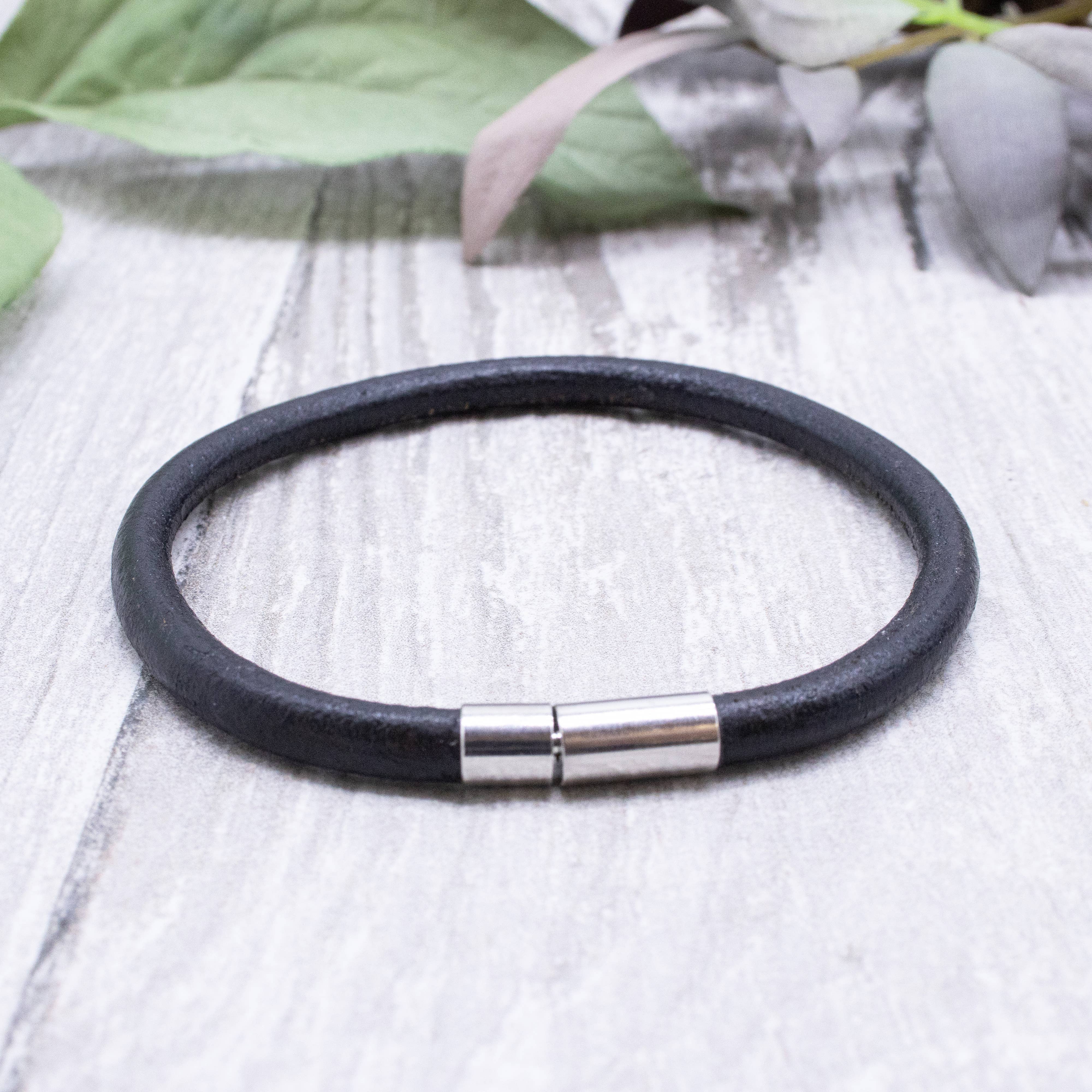 Natalia - Vente Bijou – homme - Bracelet en cuir véritable pour homme - PC7