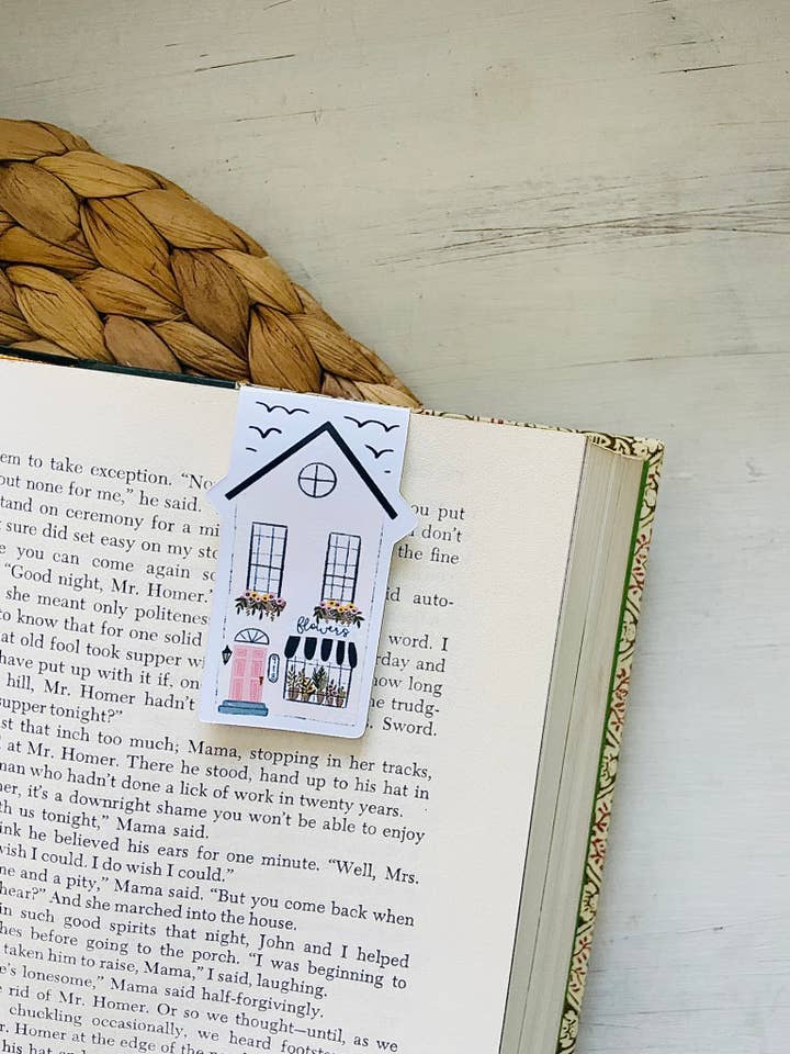 Flower Shop Magnetic Bookmark for wholesale by Makerie Day
