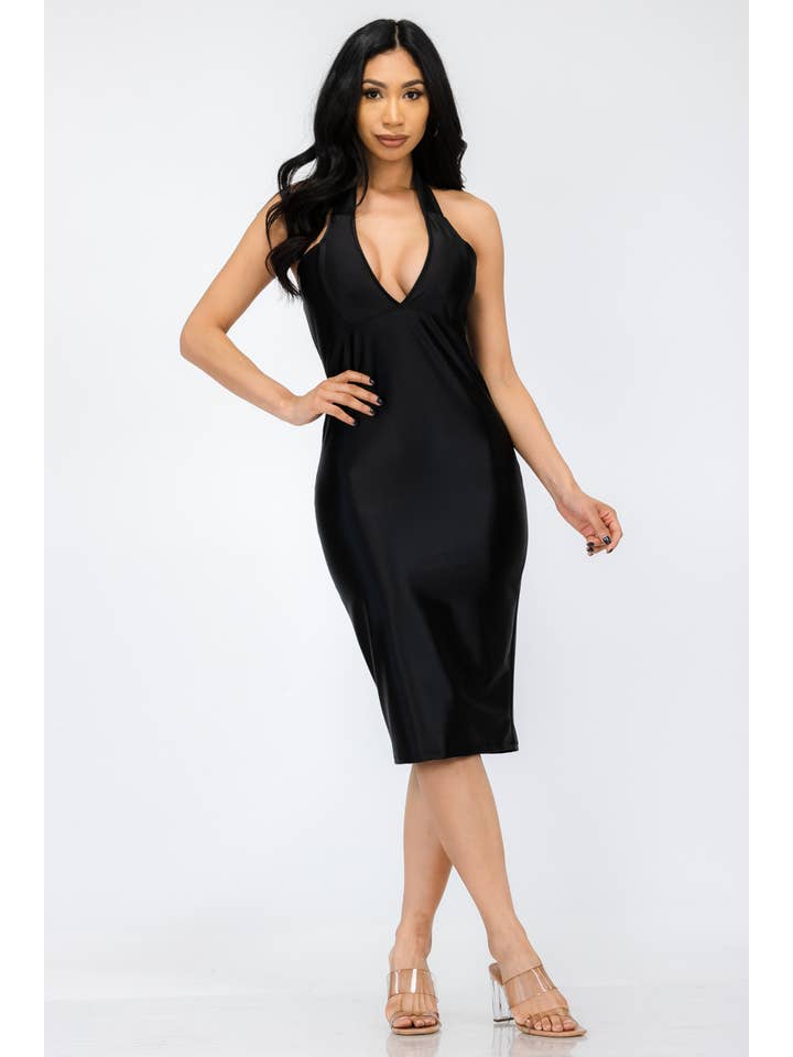 H&H Fashion Inc. – wholesale Klänning - Dam – HH-678X - Halter Bodycon Klänning