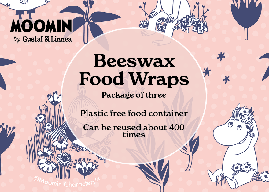 Gustaf och Linnea – wholesale Retailer display – Paper & novelty – Display card Moomin by G&L Beeswax Wraps0