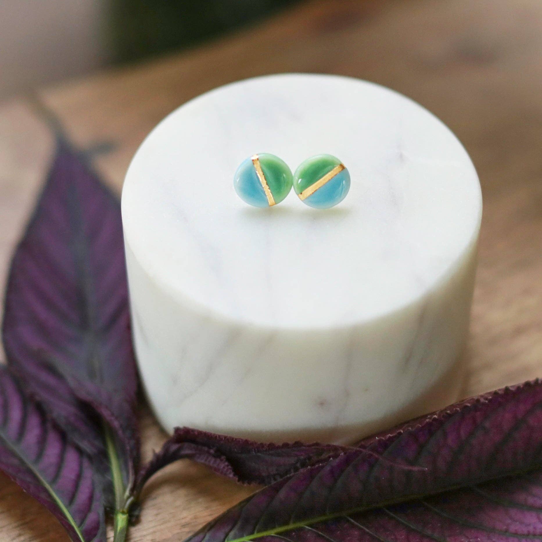 Remnant Studios - Wholesale Stud/Post Earrings - color block studs8